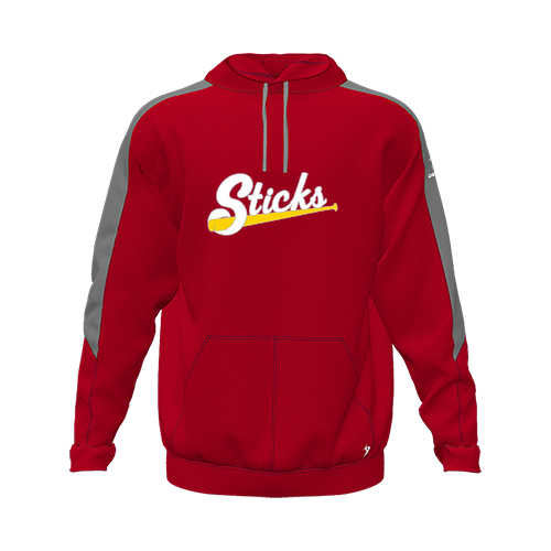 [CUS-DFW-HOOD-FLC-LSL-RED-YXS-LOGO1] Hoodie (Youth XS, Red, Logo 1)