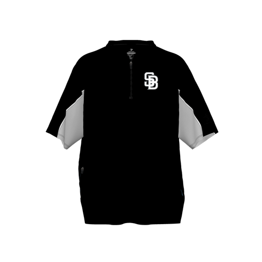 [CUS-DFW-WIND-PER-SSL-BLK-YS-LOGO2] Wind Jacket (Youth S, Black, Logo 2)