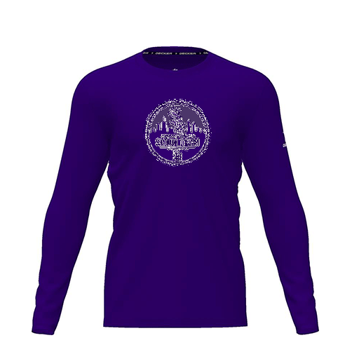 [FTLCDFPP-YXS-LOGO3] Dri Fit Performance T-Shirt (Youth XS, Purple, Logo 3, Long Sleeve)