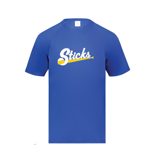 [2790.060.S-LOGO1] Men's Smooth Sport T-Shirt (Adult S, Royal, Logo 1)