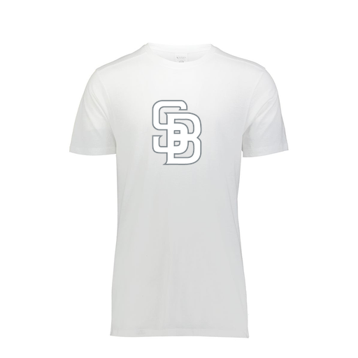 [FTSCUBWH-AS-LOGO2] Decker Men's Tri-Blend T-Shirt - Short Sleeve (Adult S, White, Logo 2)