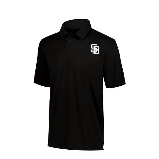 [5018.080.S-LOGO2] Youth Vital Polo (Youth S, Black, Logo 2)