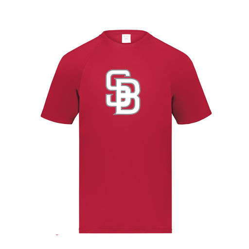 [2791.083.S-LOGO2] Youth Smooth Sport T-Shirt (Youth S, Red, Logo 2)