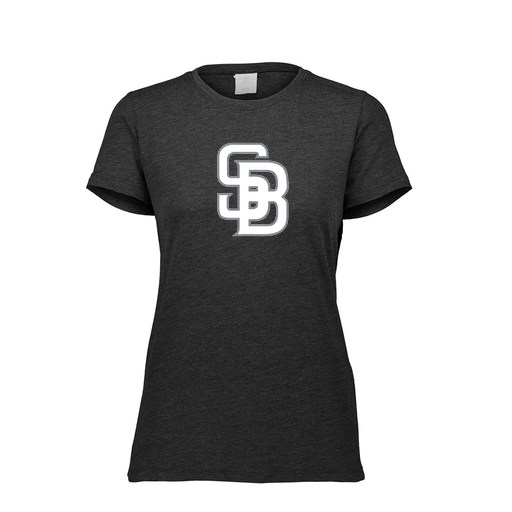 [FTSCUBBK-FAXS-LOGO2] Decker Women's Tri-Blend T-Shirt - Short Sleeve (Female Adult XS, Black, Logo 2)