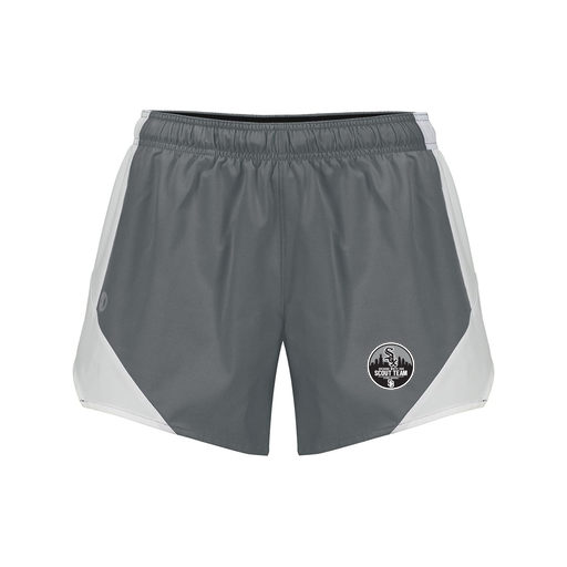 [229489.R04.S-LOGO3] Girls Olympus Shorts (Female Youth S, Gray, Logo 3)