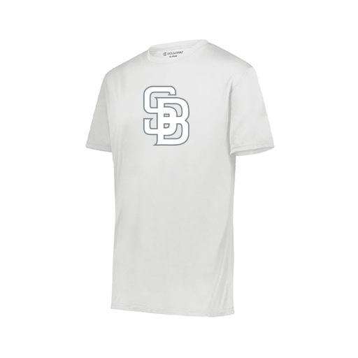 [222818.005.S-LOGO2] Men's Movement Dri Fit Shirt (Adult S, White, Logo 2)