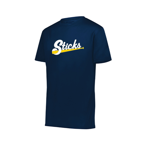 [222818.065.S-LOGO1] Men's Movement Dri Fit Shirt (Adult S, Navy, Logo 1)