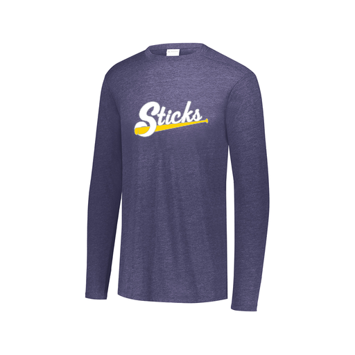 [3075.U22.XS-LOGO1] Men's LS Ultra-blend T-Shirt (Adult XS, Navy, Logo 1)