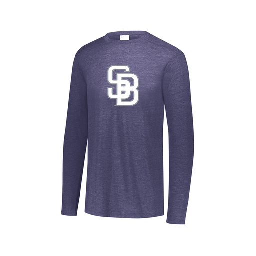 [3075.U22.XS-LOGO2] Men's LS Ultra-blend T-Shirt (Adult XS, Navy, Logo 2)