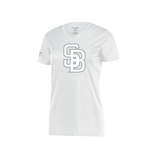 [222820.005.S-LOGO2] Ladies Movement Dri Fit Shirt (Female Adult S, White, Logo 2)